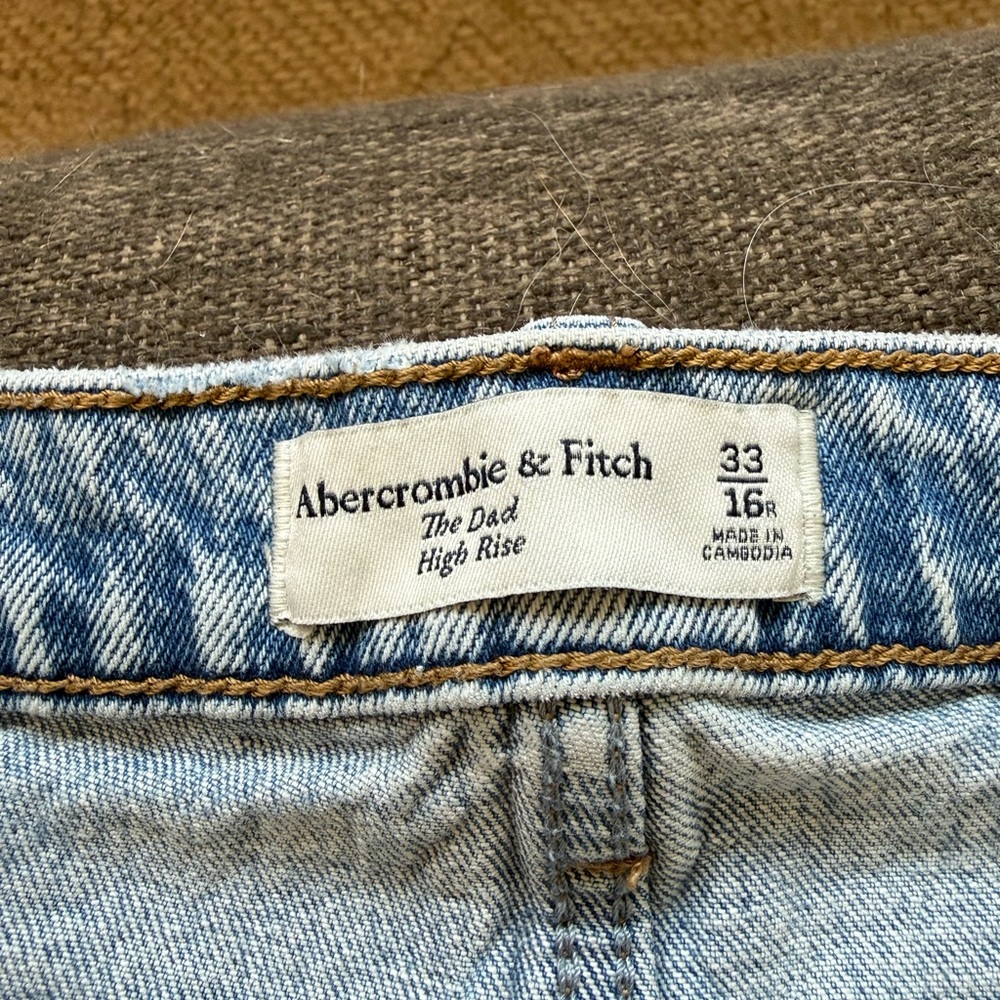 Abercrombie & Fitch High Rise Women Jeans - Light Blue - Picture 2 of 2